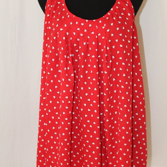 TORRID TANK CAMISOLE Hearts Criss Cross Back 4 4X 26 Pre-Loved - Picture 2 of 11